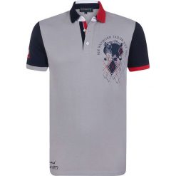 Koszulki polo: Koszulka polo „Skull” w kolorze szarym