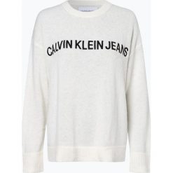 Calvin Klein Jeans - Sweter damski z dodatkiem alpaki, czarny. Czarne swetry klasyczne damskie Calvin Klein Jeans, s, z jeansu. Za 529,95 zł.