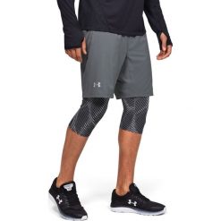 Under Armour Launch SW 2-in-1 Szorty Szary. Szare spodenki i szorty męskie Under Armour, s, bez wzorów, z poliesteru. Za 257,95 zł.