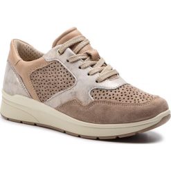 Sneakersy IMAC - 306681 Mink/Beige 7160/013. Pomarańczowe półbuty damskie Imac, ze skóry. Za 339,00 zł.