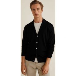 Mango Man - Sweter Willyb. Czarne kardigany męskie marki Mango Man, l, z dzianiny. W wyprzedaży za 69,90 zł.