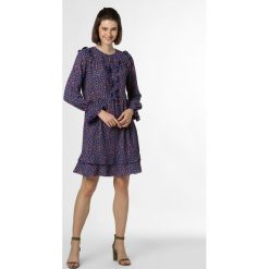 Marc Cain Collections - Sukienka damska, niebieski. Niebieskie sukienki damskie Marc Cain Collections, bez wzorów, bez kołnierzyka, bez rękawów. Za 899,95 zł.
