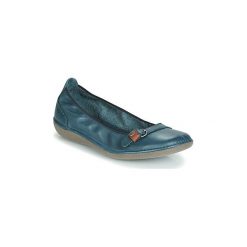 Baleriny TBS MALINE. Niebieskie baleriny damskie TBS, bez wzorów, bez obcasa. Za 309,00 zł.