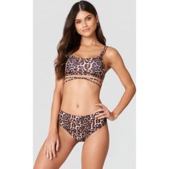 Stroje dwuczęściowe damskie: Boohoo Bikini Leopard – Brown,Multicolor