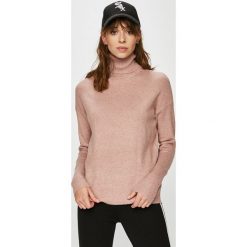 Vero Moda - Sweter. Różowe golfy damskie Vero Moda, l, z dzianiny, z krótkim rękawem. W wyprzedaży za 69,90 zł.