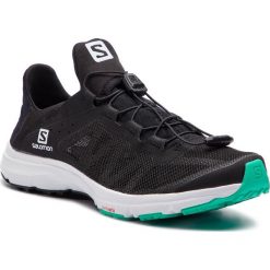 Buty SALOMON - Amphib Bold W 406823 20 V0 Black/White/Electric Green. Czarne buty sportowe damskie Salomon, bez wzorów, z tworzywa sztucznego, sportowe, do pływania. W wyprzedaży za 299,00 zł.
