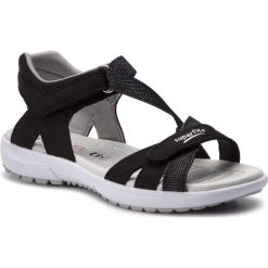 Sandały SUPERFIT - 4-09203-00 S Schwarz. Czarne sandały dziewczęce Superfit, ze skóry, bez zapięcia. Za 299,00 zł.
