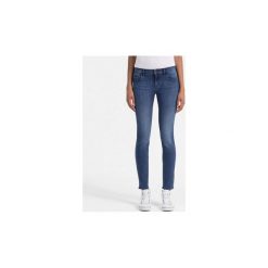 Jeansy slim fit Calvin Klein Jeans J20J201379 L.32 MID RISE. Niebieskie jeansy damskie Calvin Klein Jeans, l, bez wzorów, z jeansu. Za 260,67 zł.