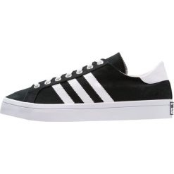 Adidas Originals COURTVANTAGE Tenisówki i Trampki core black/white/metallic silver. Czarne tenisówki damskie marki adidas Originals, z materiału. W wyprzedaży za 228,65 zł.