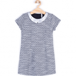 Sukienka. Czarne sukienki dziewczęce z krótkim rękawem marki ELEGANT JUNIOR GIRL, z poliesteru, eleganckie, krótkie, mini. Za 59,90 zł.