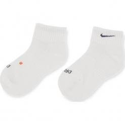 Skarpety Niskie Unisex NIKE - SX4107 101 Biały. Białe skarpetki męskie Nike, z bawełny. Za 19,00 zł.
