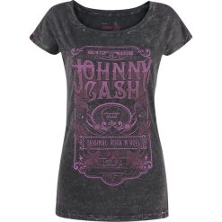 Johnny Cash EMP Signature Collection Koszulka damska szaro-brązowy. Szare bluzki damskie marki Johnny Cash, m, z nadrukiem, vintage. Za 49,90 zł.
