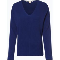 Esprit Casual - Sweter damski, niebieski. Niebieskie swetry damskie marki Esprit Casual, l, bez wzorów, z bawełny, casualowe, bez rękawów, bez kaptura. Za 169,95 zł.