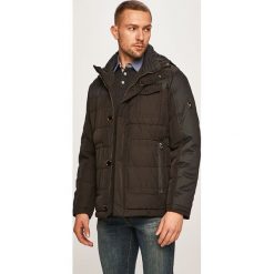 Pierre Cardin - Kurtka. Czarne płaszcze męskie Pierre Cardin, bez wzorów, z poliesteru, krótkie, z kapturem. W wyprzedaży za 569,90 zł.