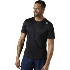 Koszulki sportowe męskie: Reebok Koszulka męska Running czarna r. S (BR4450)