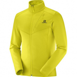 Salomon Bluza Męska Discovery Fz M Sulphur Spring Heath Xl. Żółte bluzy męskie rozpinane marki Salomon, xl. Za 345,00 zł.