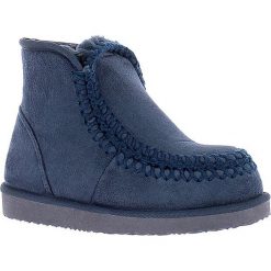 Buty zimowe damskie: Zimowe botki „Chaffin” w kolorze granatowym