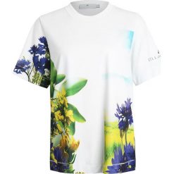 Adidas by Stella McCartney ESSENTIALS NATURE Tshirt z nadrukiem white. Białe topy sportowe damskie marki adidas by Stella McCartney, xs, z nadrukiem, z materiału. W wyprzedaży za 188,30 zł.