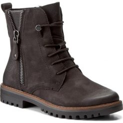Botki MARCO TOZZI - 2-25215-29 Black Antic 002. Czarne buty zimowe damskie Marco Tozzi, z materiału, na obcasie. W wyprzedaży za 279,00 zł.