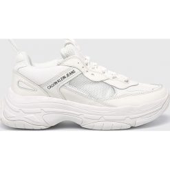 Calvin Klein Jeans - Buty Marvin. Białe buty sportowe męskie marki Calvin Klein Jeans, z jeansu, na sznurówki. Za 799,90 zł.
