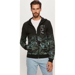 EA7 Emporio Armani - Bluza. Czarne bluzy męskie EA7 Emporio Armani, s, bez wzorów, z elastanu, z kapturem, bez rękawów, z kapturem. Za 649,90 zł.