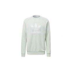 Bluzy adidas Bluza z zaokrąglonym dekoltem Trefoil Warm-Up. Zielone bluzy męskie rozpinane marki Adidas, m. Za 249,00 zł.