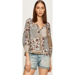 Pepe Jeans - Bluzka Naomi. Bluzki damskie Pepe Jeans, s, bez wzorów, z bawełny, bez kołnierzyka, bez rękawów. W wyprzedaży za 239,90 zł.