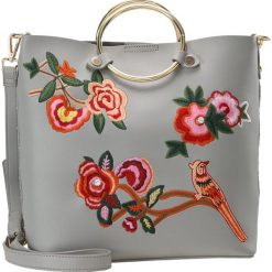 Torebki klasyczne damskie: Topshop SPRING FLORAL TOTE Torebka grey