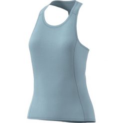 Koszulka adidas Supernova Tank Top W Stalowo-Szara. Szare topy damskie Adidas, s, bez wzorów, ze skóry, bez kołnierzyka. Za 89,99 zł.