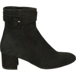 Botki - 2545 CAM NER7. Czarne botki damskie na zamek Venezia, ze skóry. Za 269,00 zł.