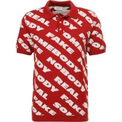 Wood Wood SCOTT Koszulka polo red nosome. Czerwone koszulki polo męskie marki Wood Wood, m, z wełny. W wyprzedaży za 371,60 zł.