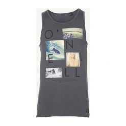 O'Neill Neos Podkoszulek Szary. Szare podkoszulki męskie O'Neill, s, z nadrukiem, z bawełny, bez rękawów. Za 119,95 zł.