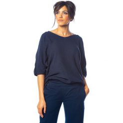 Sweter "Harper" w kolorze granatowym. Niebieskie swetry damskie So Cachemire, m, bez wzorów, z kaszmiru, bez rękawów, bez kaptura. W wyprzedaży za 175,95 zł.