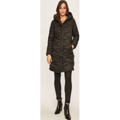 Only - Kurtka. Czarne kurtki damskie ONLY, s, bez wzorów, z poliesteru, długie, z kapturem. W wyprzedaży za 269,90 zł.