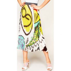 Spódnica plisowana Desigual Arty 20SWFW24. Spódniczki damskie Desigual, bez wzorów, z poliesteru, midi. Za 449,00 zł.