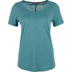 S.Oliver Ladies T-shirt 04.899.32.4007.6721 Lato Teal (rozmiar 34). Koszulki damskie S.Oliver, s, bez wzorów, bez kołnierzyka. W wyprzedaży za 38,00 zł.