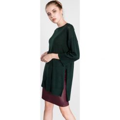 SELECTED Meroni Sweter Zielony. Zielone bluzy damskie Selected, s, bez wzorów, z wełny, bez rękawów, bez kaptura. Za 357,95 zł.