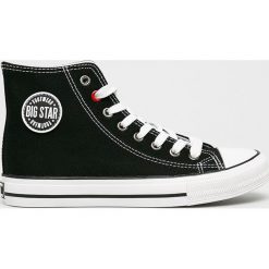 Big Star - Trampki. Czarne trampki i tenisówki damskie BIG STAR, bez wzorów, z gumy, bez zapięcia. Za 89,90 zł.
