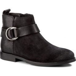 Botki TOMMY HILFIGER - DENIM Genny 15C2 FW0FW01357 Black/Dark SIlver 907. Czarne botki damskie na obcasie TOMMY HILFIGER, z denimu. W wyprzedaży za 339,00 zł.