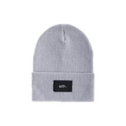 Czapka Beanie Ashen Gray (Black). Szare czapki męskie marki Harp Team, z dzianiny. Za 49,00 zł.