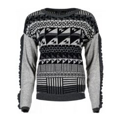 Swetry klasyczne damskie: Desigual Sweter Damski Tormenta Xs Szary