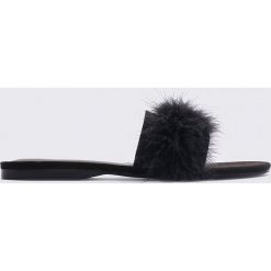 Chodaki damskie: NA-KD Shoes Letnie klapki Feather - Black