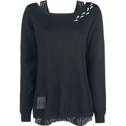 Harry Potter Marauder's Map Sweter damski czarny. Czarne swetry klasyczne damskie marki Harry Potter, s, z nadrukiem, z dzianiny, plus size. Za 264,90 zł.