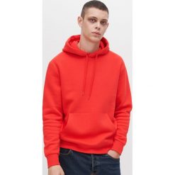 Bluza z kapturem - Pomarańczowy. Pomarańczowe bluzy męskie Reserved, s, bez wzorów, z kapturem, bez rękawów, z kapturem. Za 79,99 zł.
