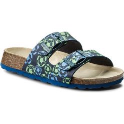 Klapki SUPERFIT - 2-00111-83 S Ocean Multi. Niebieskie klapki chłopięce marki Superfit, z materiału. Za 124,00 zł.