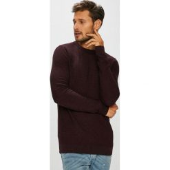 Jack & Jones - Sweter. Brązowe swetry klasyczne męskie Jack & Jones, m, z bawełny, z okrągłym kołnierzem. W wyprzedaży za 99,90 zł.