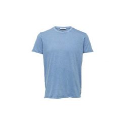 T-shirty z krótkim rękawem Selected 16061890 ACID MIX. Niebieskie t-shirty męskie Selected, s, bez wzorów, bez kołnierzyka, krótkie. Za 98,76 zł.