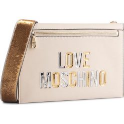Torebka LOVE MOSCHINO - JC4260PP07KI0110 Avorio. Brązowe listonoszki damskie Love Moschino, bez wzorów, ze skóry ekologicznej, bez dodatków. W wyprzedaży za 419,00 zł.