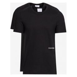 Calvin Klein 2-pack Dolna koszulka Czarny. Czarne koszulki męskie Calvin Klein, l, z haftami, z bawełny, bez kołnierzyka, bez rękawów. Za 154,95 zł.