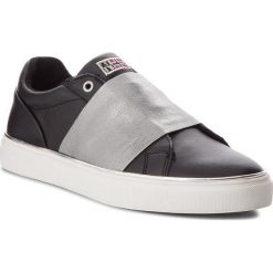 Sneakersy NAPAPIJRI - Alicia 16771586 Black N00. Szare półbuty damskie Napapijri, ze skóry. W wyprzedaży za 259,00 zł.